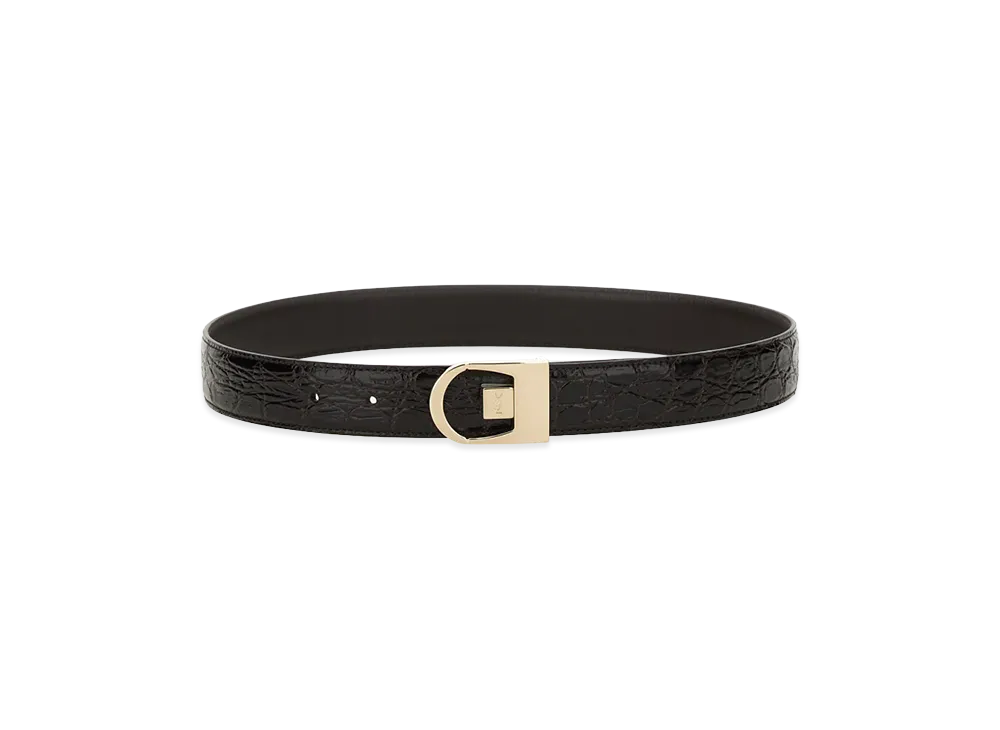 Saint Laurent Women's Reversible Belt "Black"