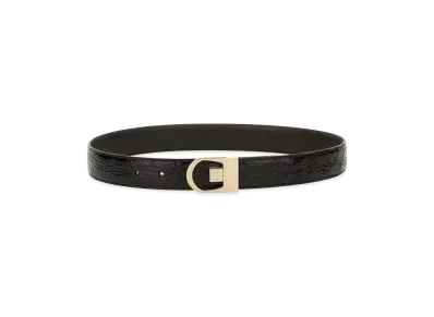 Saint Laurent Women's Reversible Belt "Black"