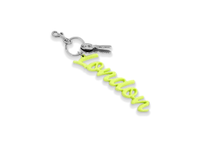 BALENCIAGA Charm Keyring London "Silver"