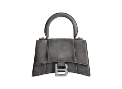 BALENCIAGA Hourglass Handbag XS "Storm Grey"