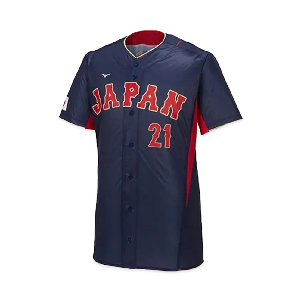 MIZUNO 2023WBC Yoshinobu Yamamoto 18 Authentic Uniform (Visitor) "Navy"
