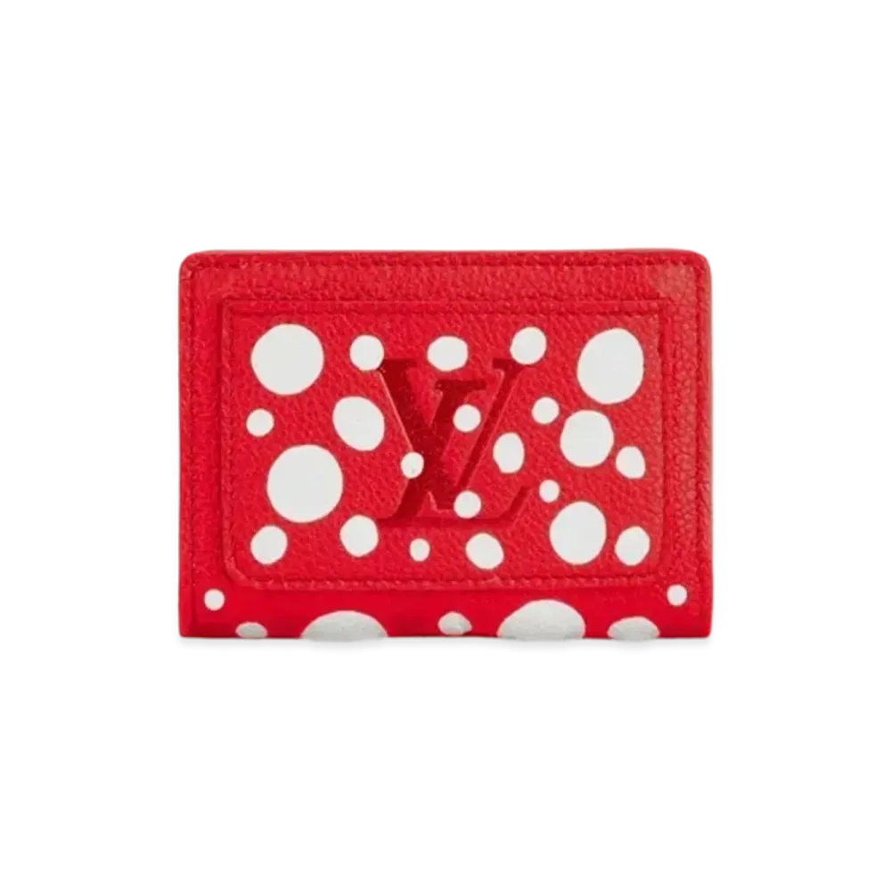 Louis Vuitton x Yayoi Kusama Clea Wallet Monogram Empreinte Leather Japan Exclusive "Rouge/Blanc "