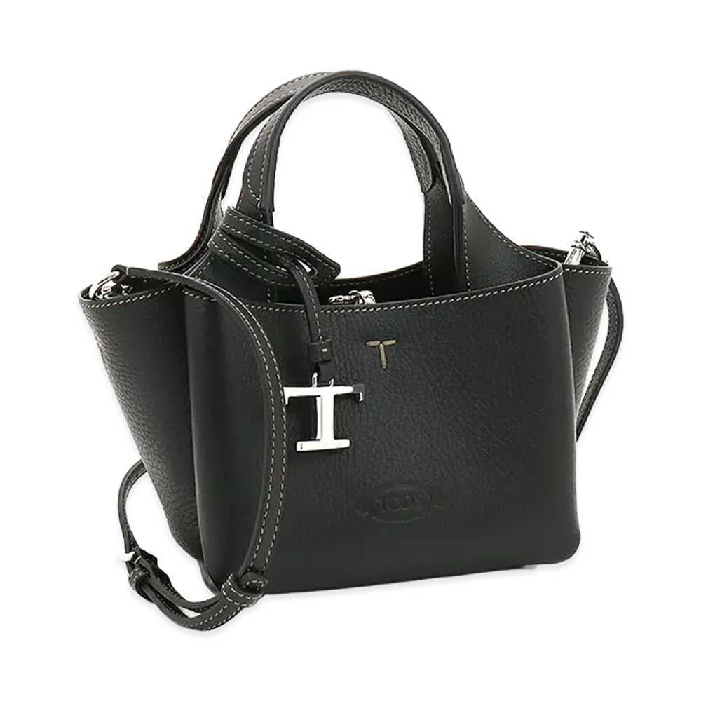 TOD'S Women's Leather Micro Handbag "Black"