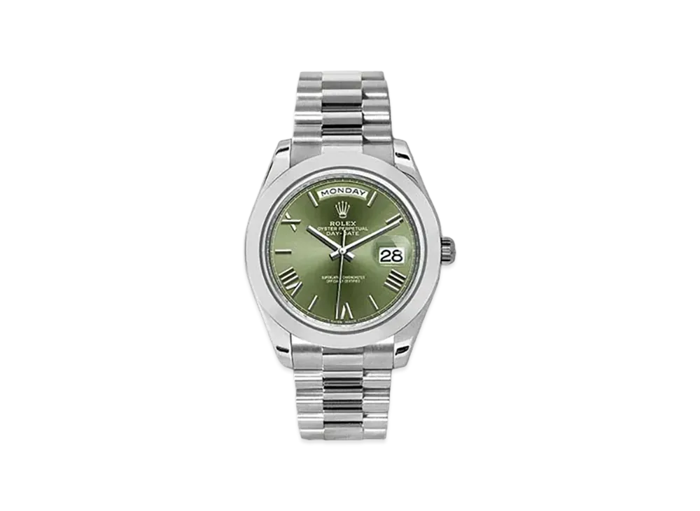 ROLEX Day-Date 40 Olive Green Dial 228206