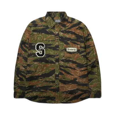 WIND AND SEA x HYSTERIC GLAMOUR Camoflage Shirt "Camo"