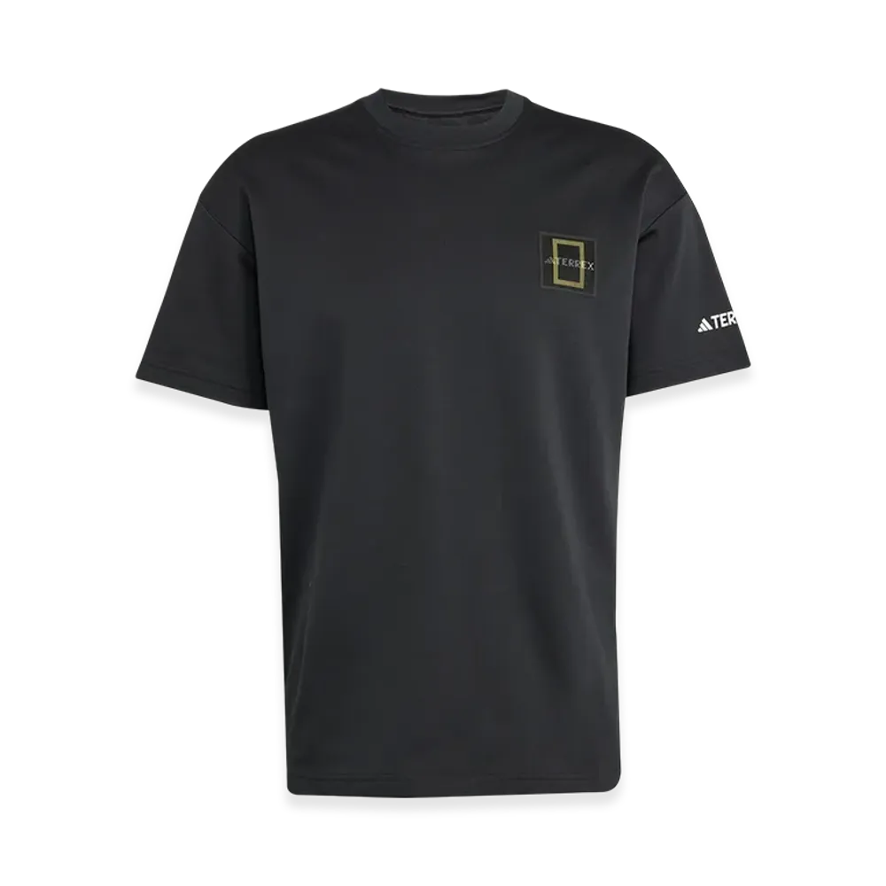 adidas National Geographic Graphic Short Sleeve T-Shirt "Black/White"
