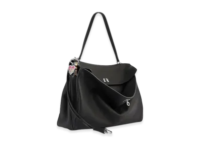 BALENCIAGA Charm Keyring Heart "Silver"