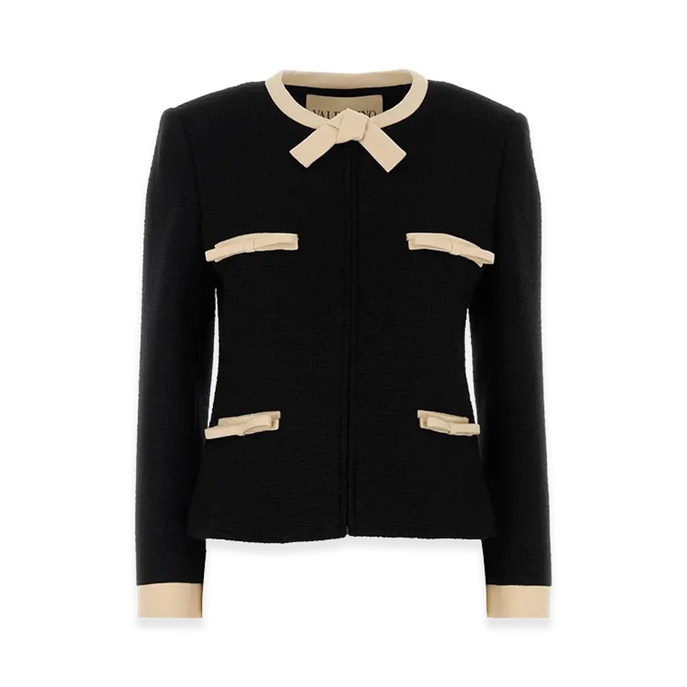 Valentino Women's Tweed Blazer "Black"