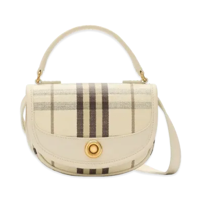 Burberry Women's Mini Highland Bag "Light Beige"
