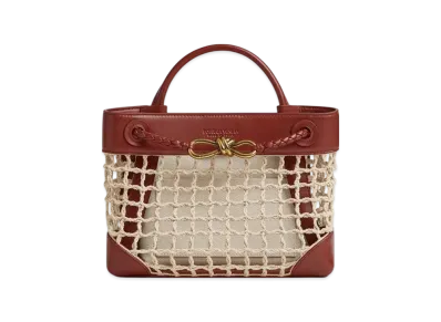 Bottega Veneta Small Andiamo "Natural/Sapele"