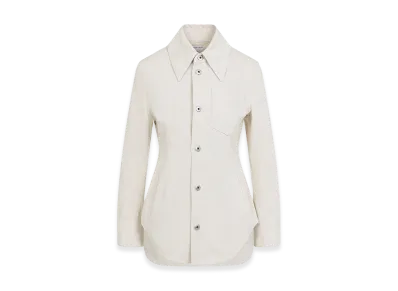 Bottega Veneta Women's Cotton Jacket "Pale Meringue"
