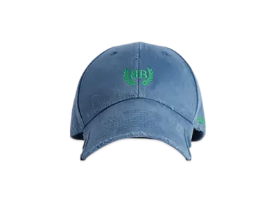 BALENCIAGA Laurel Classic Cap "Dark Blue/Green"