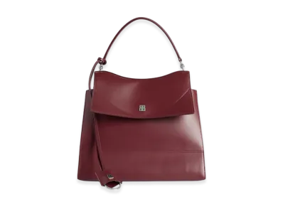 BALENCIAGA Nano Handbag, Medium "Burgundy"