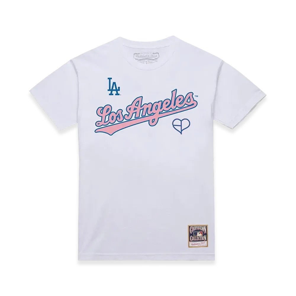 Mitchell & Ness x BLACKPINK Dodgers Tee "White"
