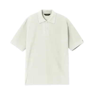 DESCENTE ALLTERRAIN Fusion Knit Polo Shirt "Snow White"