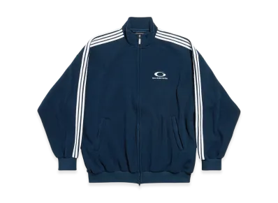 BALENCIAGA Loop Sports Icon Zip-up Jacket "Navy/White"