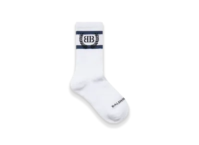 BALENCIAGA Laurel Classic Socks "White"