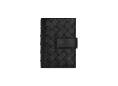 Bottega Veneta Tag Passport Case "Black"