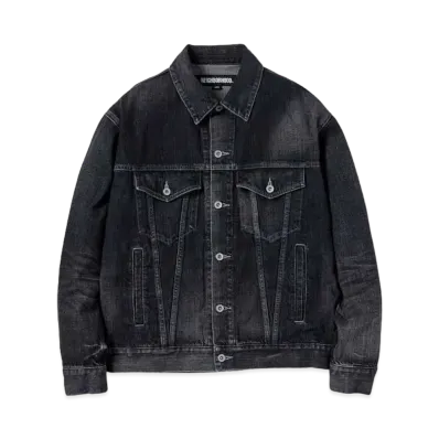 NEIGHBORHOOD Washed Denim Type-4 Jacket "Black"