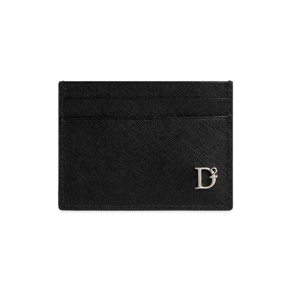 Dsquared2 D2 Statement Credit Card Holder "Black"