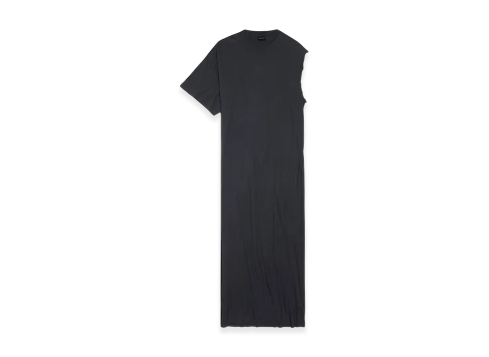 BALENCIAGA Asymmetrical Oversized Dress "Black"