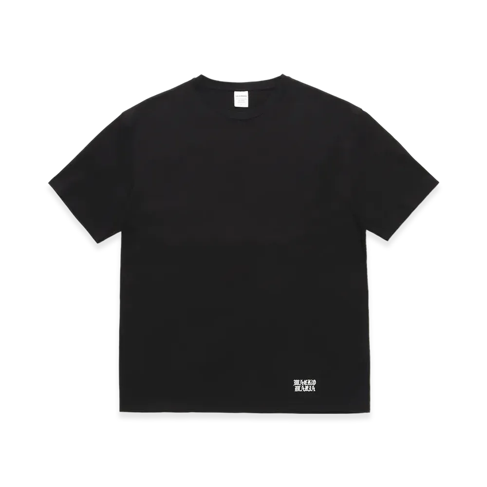 WACKO MARIA Washed Heavy Weight T-Shirt "Black"