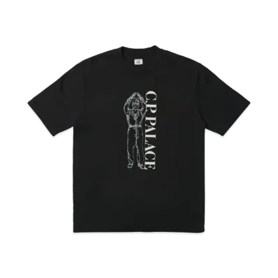 PALACE x C.P. COMPANY T-Shirt "Black"