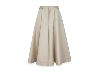 Bottega Veneta Women's Sand Twill Bermuda Shorts "Beige"