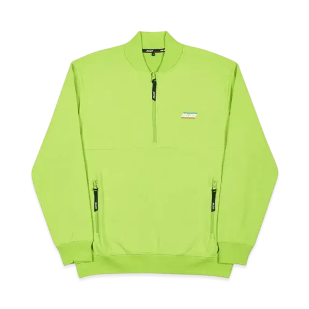 PALACE Half Zip Bomber "Lime Green"