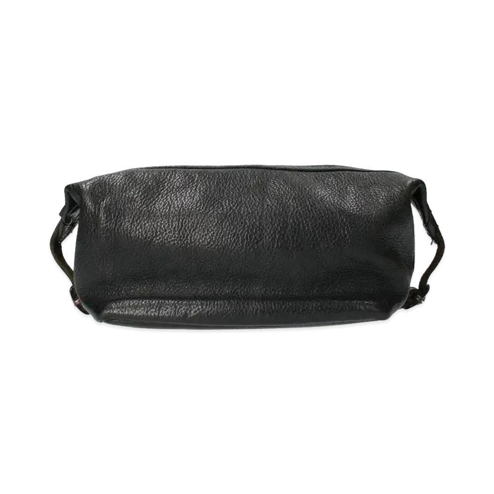 Chrome Hearts Shaving Leather Hand Bag "Black"