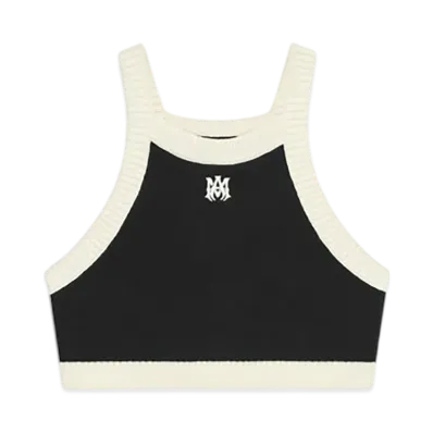 AMIRI Women's MA Cropped Tank "Black"