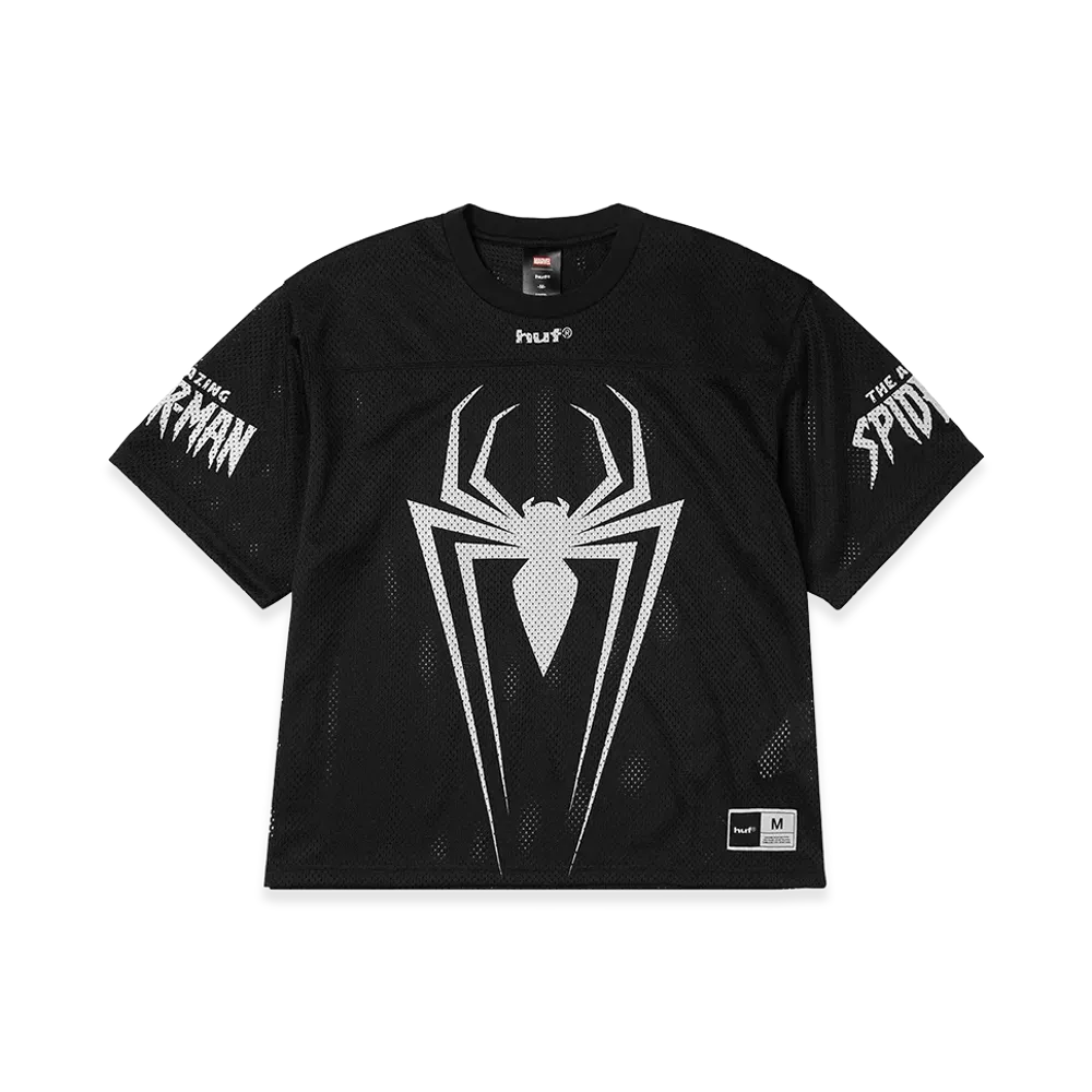 HUF x Spider-Man Football Jersey "Black"