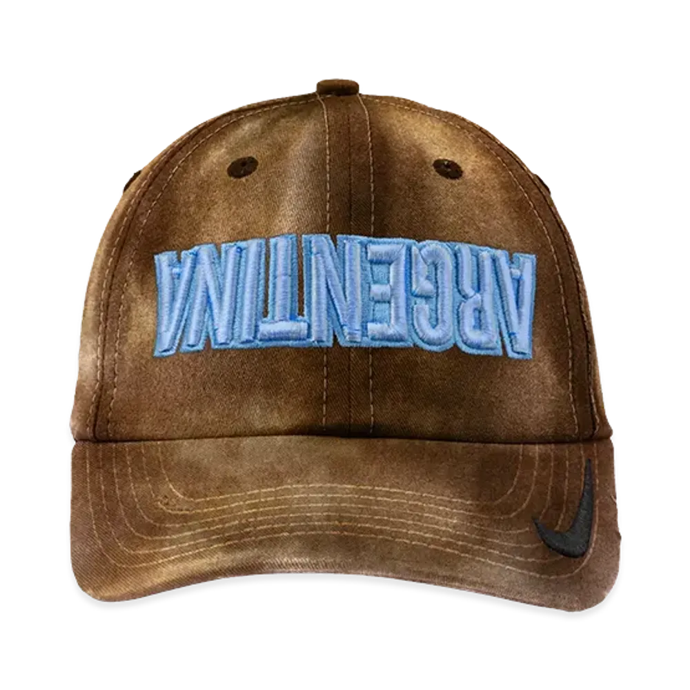 Travis Scott Cactus Jack x Nike Argentina Distressed Total 90 Hat "Brown"