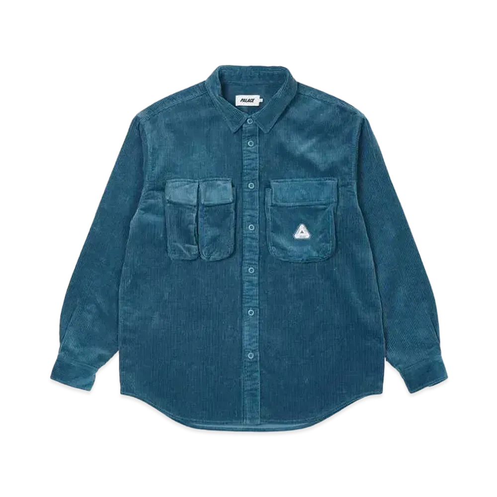 PALACE Cargo Cord Shirt "Blue"