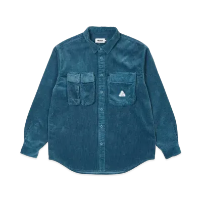 PALACE Cargo Cord Shirt "Blue"