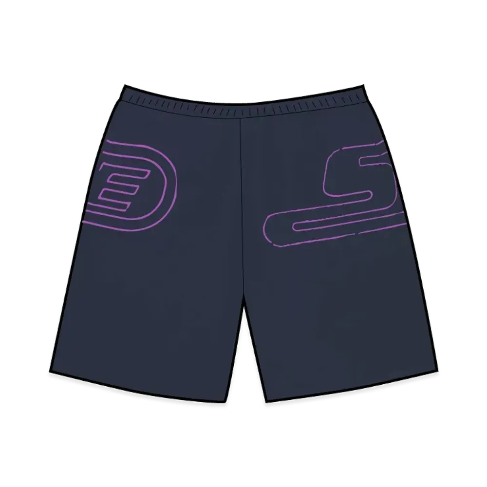 Supreme Big Logo Nylon Short "Navy"