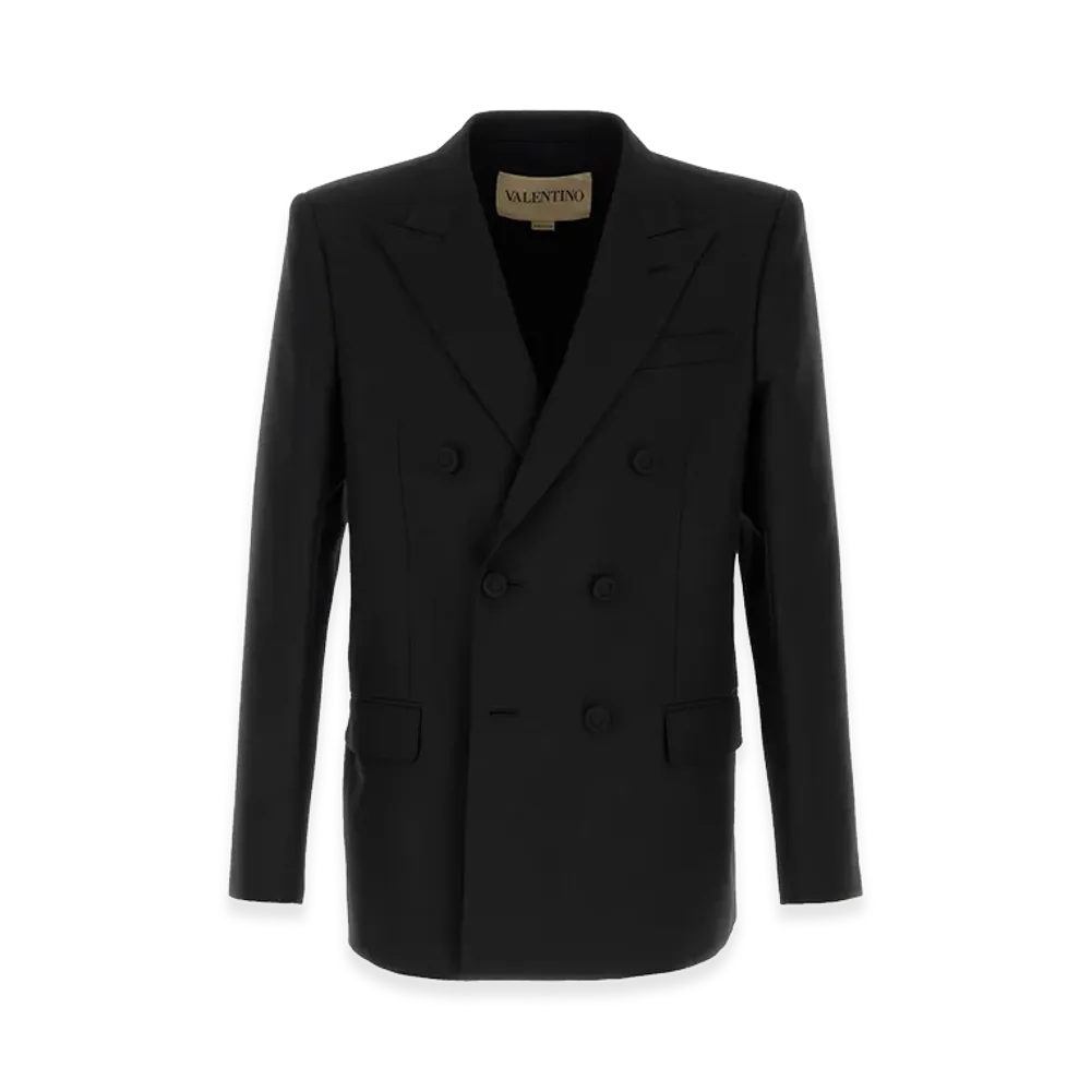Valentino Polyester Blend Jacket "Black"