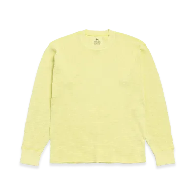 Stussy Pigment Dyed LS Thermal "Lime"