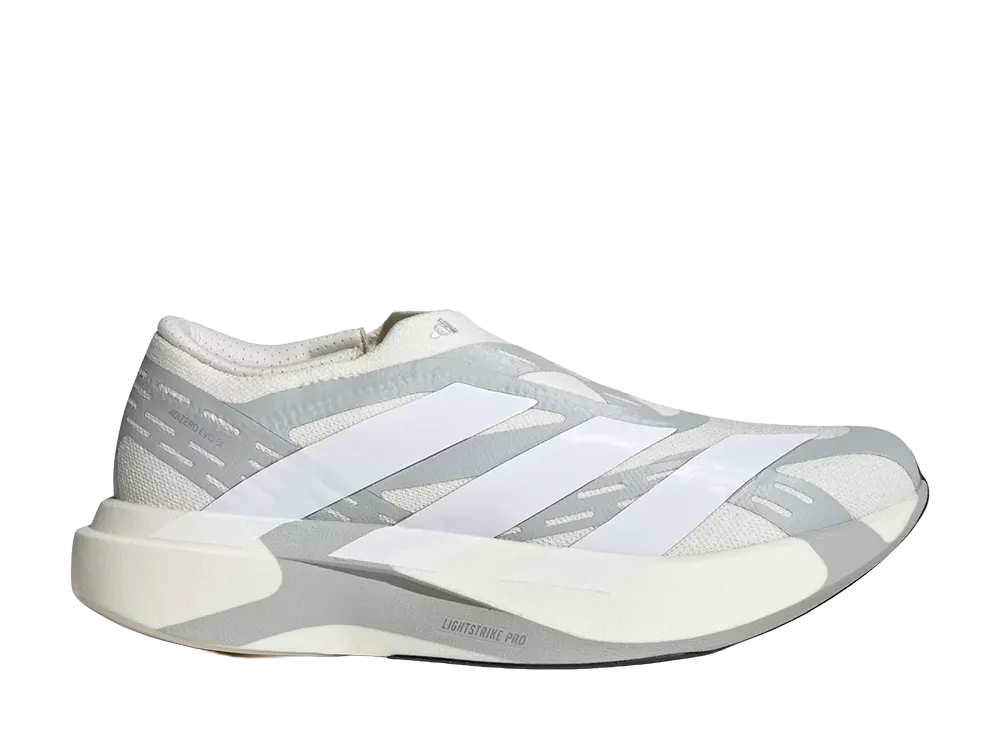 adidas Adizero Evo SL Laceless "Off White/Cloud White/Grey Two"