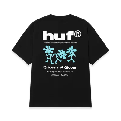 HUF Bloom & Gloom Tee "Black"