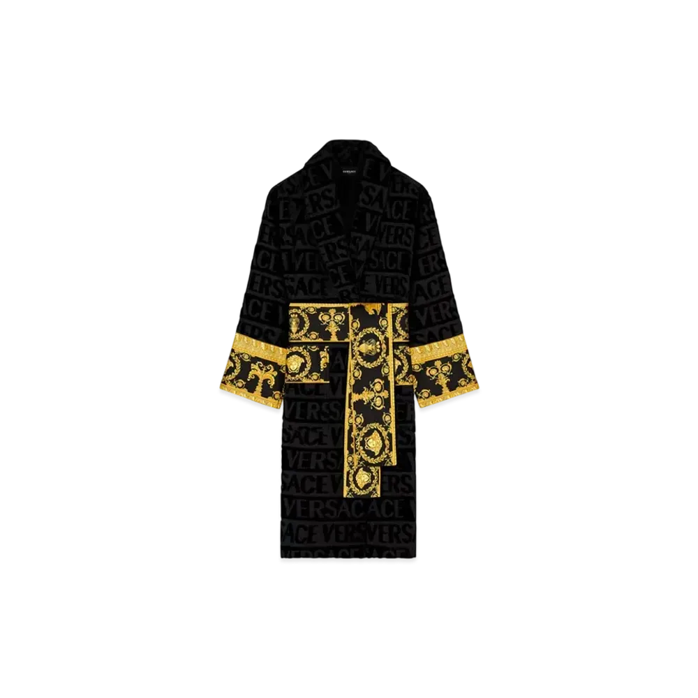 Versace I Love Baroque Bathrobe "Black"