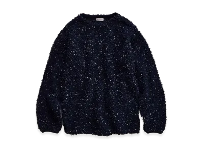NICENESS Moxham Molle Boa Sweater "Navy"