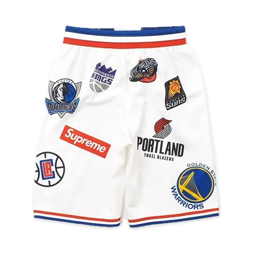 Supreme x Nike x NBA Teams Authentic Short "White"
