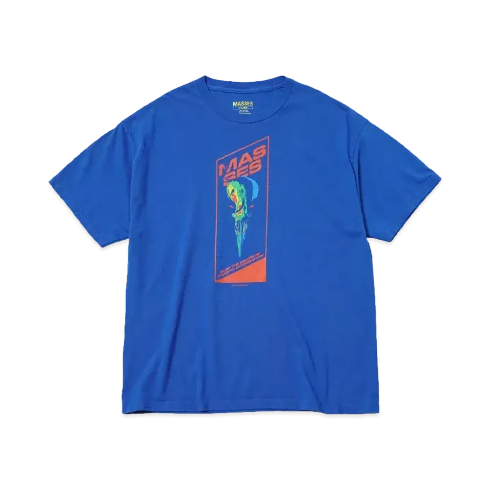 MASSES T-SHIRT THERMAL VISION "ROYAL BLUE"