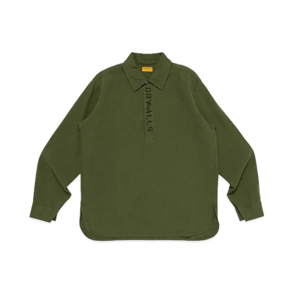 HUMAN MADE Pullover Shirt "Olive Drab"