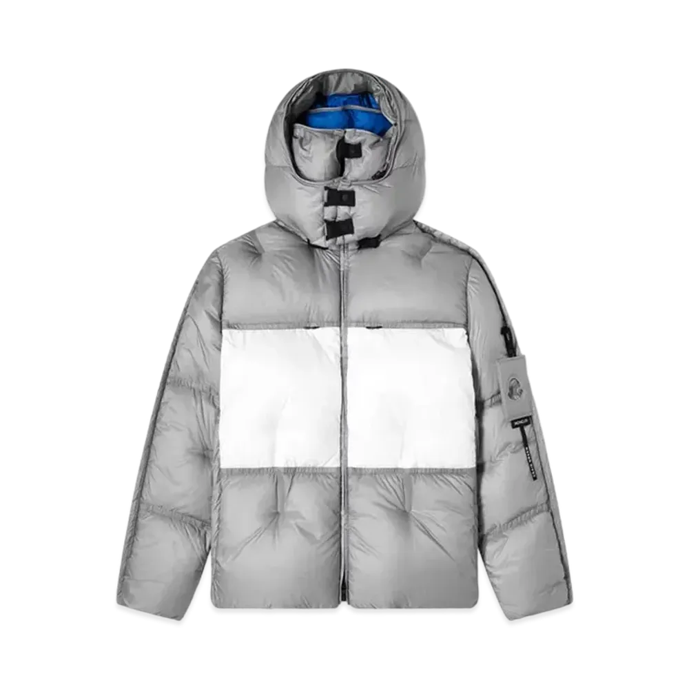 MONCLER Geinius Coolidge Giubbotto "Gray/Blue"