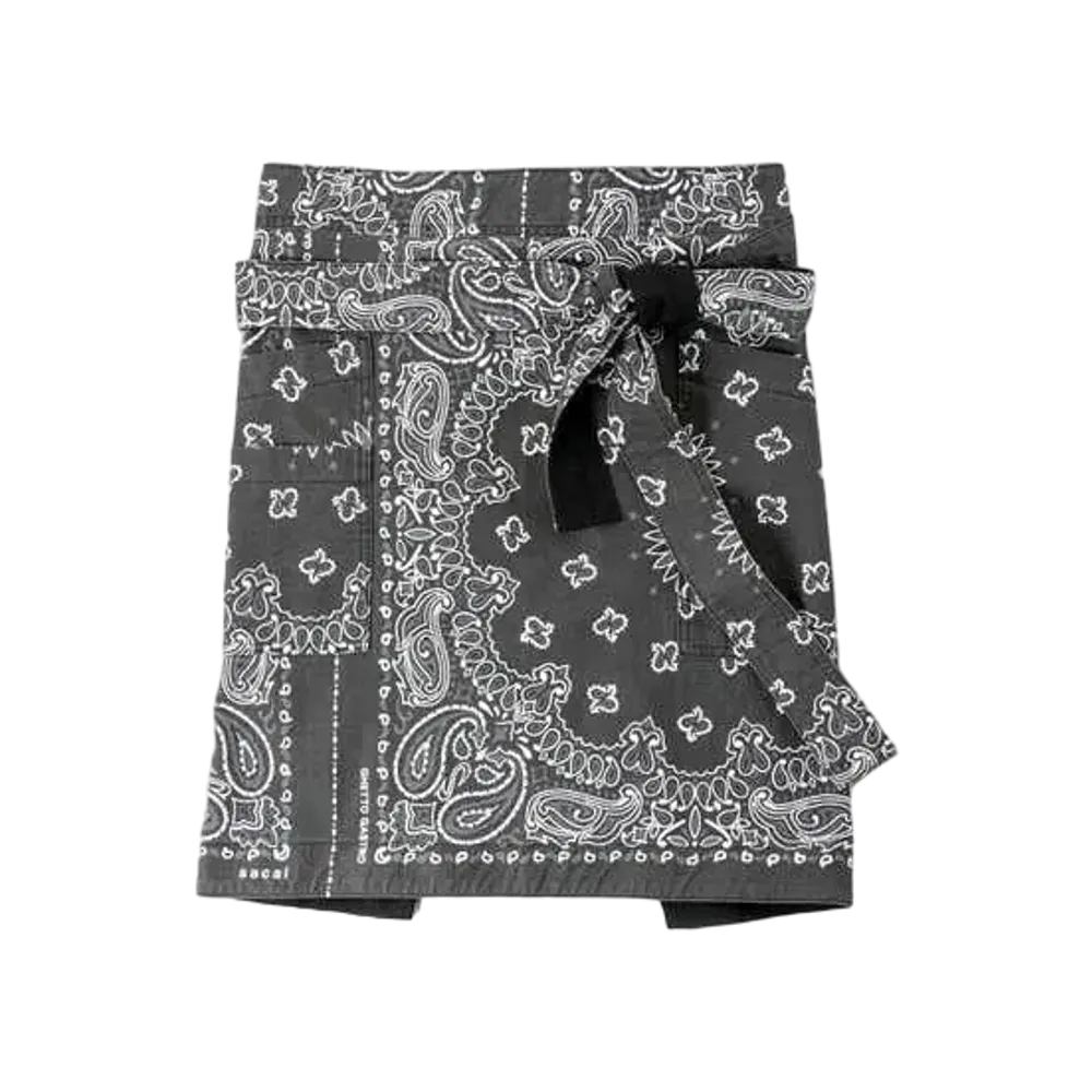 sacai x Ghetto Gastro Apron "Black"