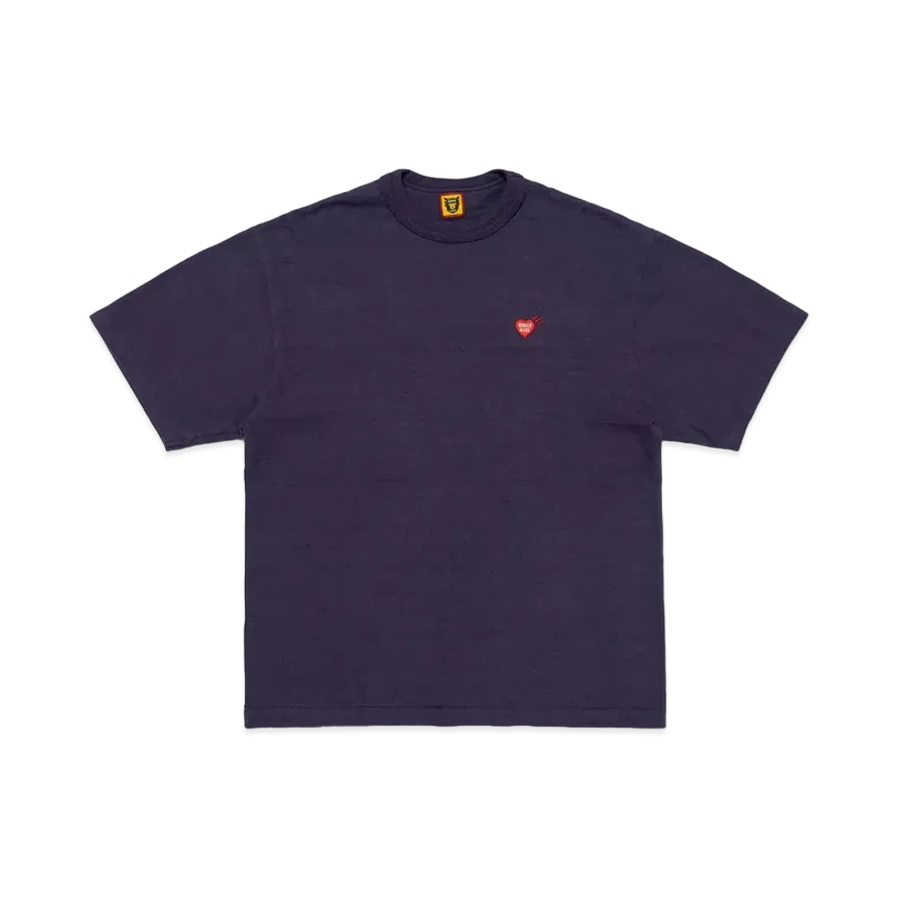HUMAN MADE Heart Badge T-Shirt "Navy"