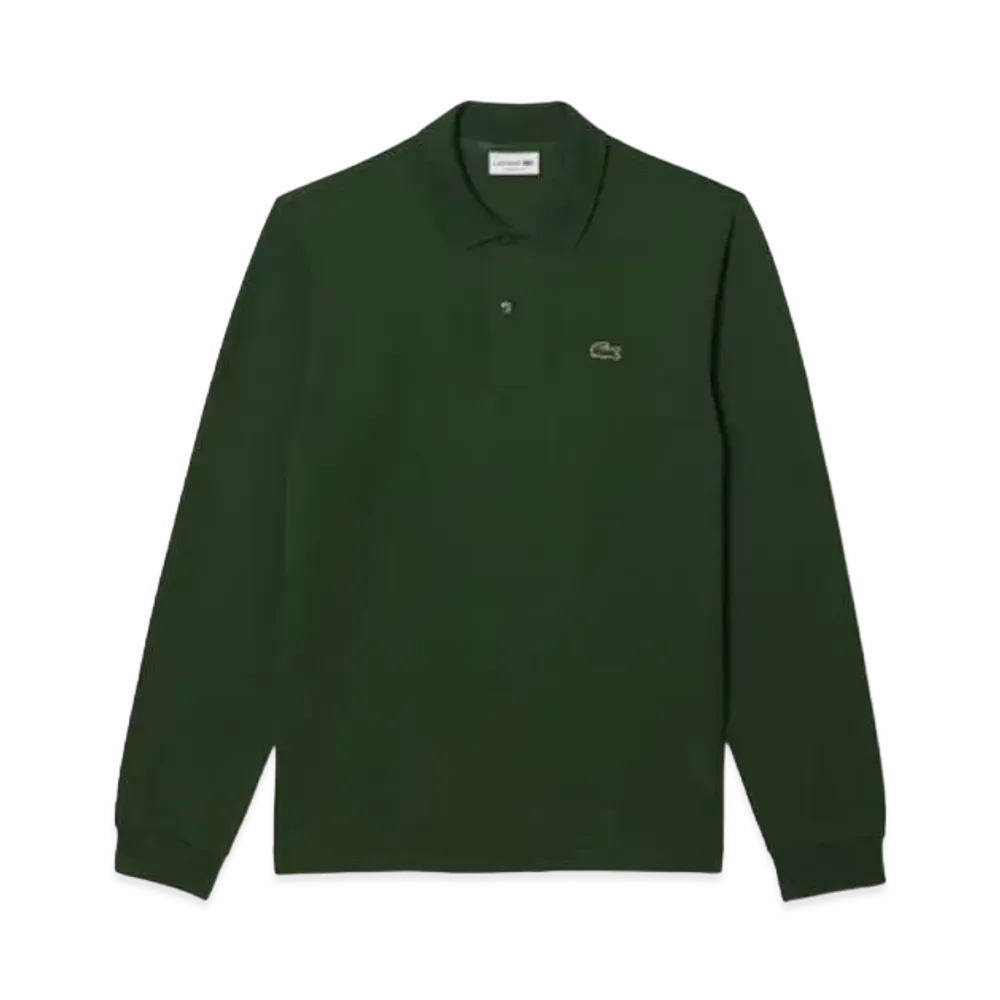 LACOSTE Original Fit Long Sleep Polo Shirt "Green"