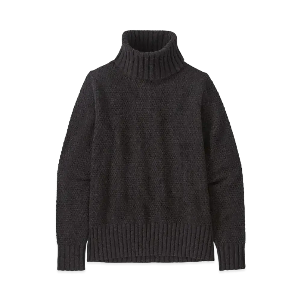 Patagonia Women's Recycled Cashmere Turtleneck "Black"